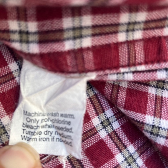 Men’s vintage j crew long sleeve button down plaid shirt sz xl 1 pocket - Picture 9 of 12